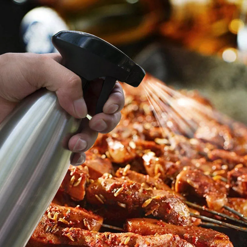 500ml Stainless Steel Food Oil Sprayer Can Olive Oil Spray Bottle Barbecue Accessories Kitchen Tools Cooking Tools BBQ Cookware
500ml Stainless Steel Food Oil Sprayer Can Olive Oil Spray Bottle Barbecue Accessories Kitchen Tools Cooking Tools BBQ Cookware
