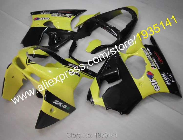 New Arrival Fairing For Kawasaki Yellow Black ZX-6R Ninja ZX6R 98 99 Motorcycle Fittings ZX 6R 636 1998 1999 ZX-636
New Arrival Fairing For Kawasaki Yellow Black ZX-6R Ninja ZX6R 98 99 Motorcycle Fittings ZX 6R 636 1998 1999 ZX-636