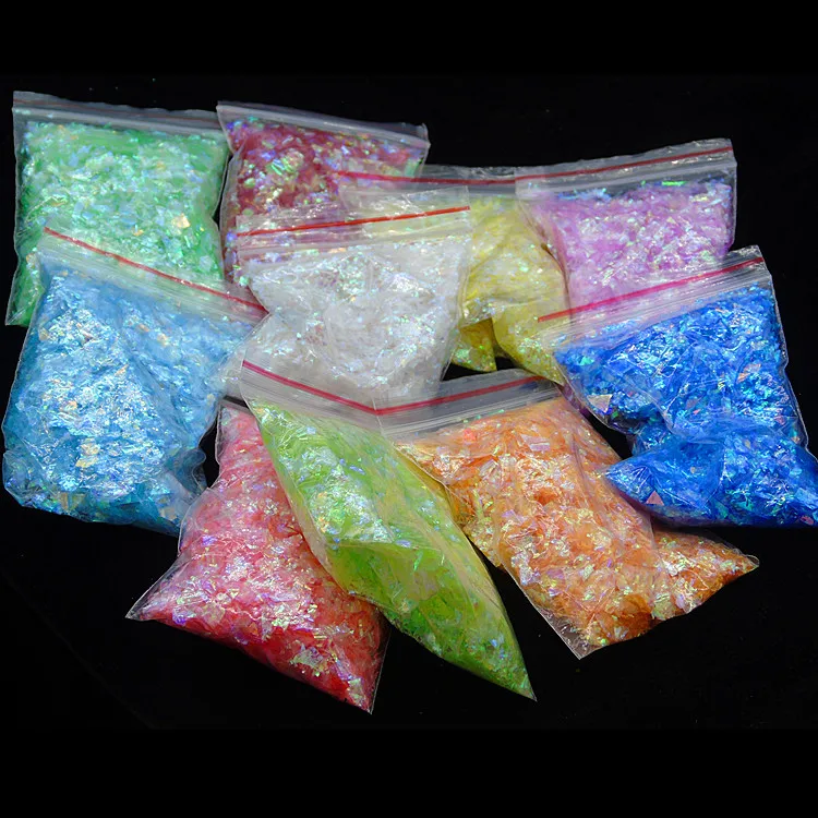 MNHJ12@ 20g Nail Art glitter / glass paper DIY flakes for UV resin uv gel / laser paper flakes / UV gel nail polish deco glitter
MNHJ12@ 20g Nail Art glitter / glass paper DIY flakes for UV resin uv gel / laser paper flakes / UV gel nail polish deco glitter