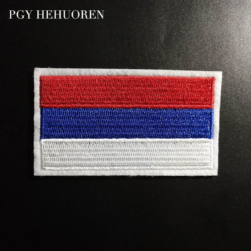PGY Cheap Wholesale Russian Flag Embroidered Patches Iron on Clothes Coat Bags Diy Garment Stickers Appliques Accessories Badge
PGY Cheap Wholesale Russian Flag Embroidered Patches Iron on Clothes Coat Bags Diy Garment Stickers Appliques Accessories Badge