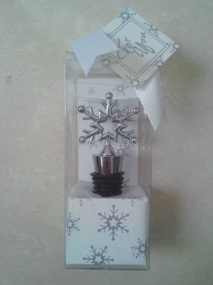 50PCS/LOT Snowflake Bottle Stopper wedding favors guest gift for men DHL Fedex Free shipping #AG425
50PCS/LOT Snowflake Bottle Stopper wedding favors guest gift for men DHL Fedex Free shipping #AG425