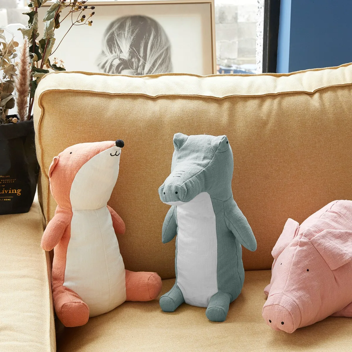 Creative toys Cotton, cotton, hemp, animal dolls, crocodiles, foxes, plush toys for girls
Creative toys Cotton, cotton, hemp, animal dolls, crocodiles, foxes, plush toys for girls