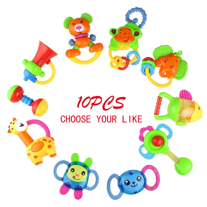 Newborn Baby Rattles Toy Cartoon Animals Rubber Musical Rattle Toddler Kids HandTeether Toys Developmental Toy 0-12 Months Gift
Newborn Baby Rattles Toy Cartoon Animals Rubber Musical Rattle Toddler Kids HandTeether Toys Developmental Toy 0-12 Months Gift
