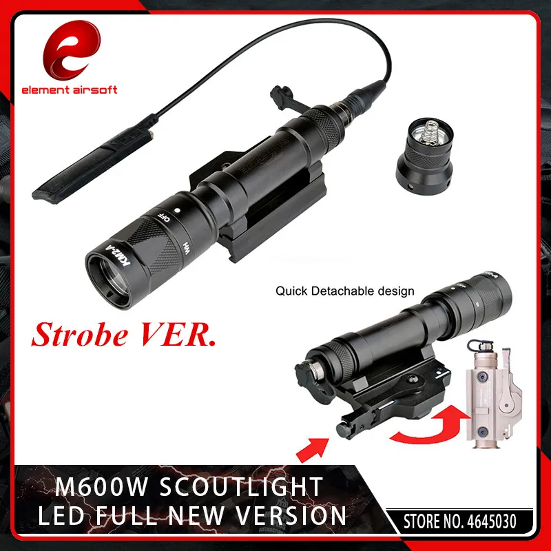 Element Airsoft M620W Scout Light CREE Q5 LED тактический M620 стробоскопический фонарь|Подсветка для