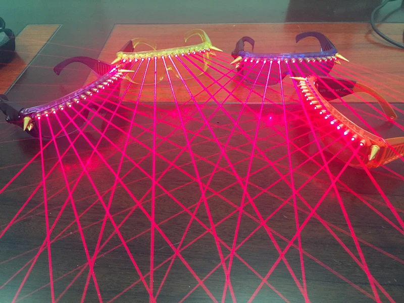 100pcs Night club party LED glasses laser stage laser glasses bar night DJ dance performance
100pcs Night club party LED glasses laser stage laser glasses bar night DJ dance performance