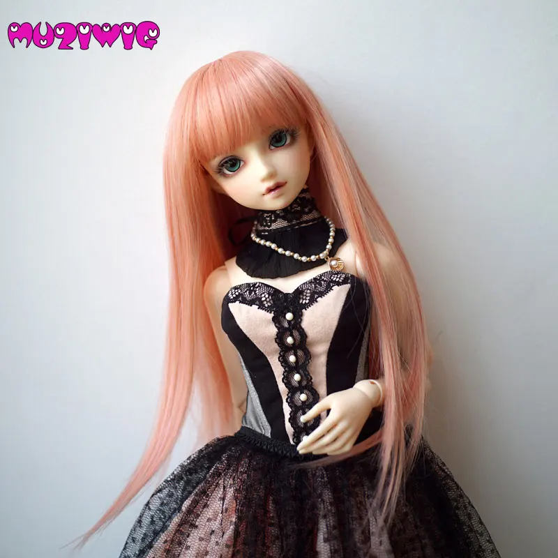Высокотемпературный синтетические Смешанные розовые длинные прямые волосы с челкой для 1/3 1/4 1/6 1/8 BJD на распродаже в MUZIWIG
Высокотемпературный синтетические Смешанные розовые длинные прямые волосы с челкой для 1/3 1/4 1/6 1/8 BJD на распродаже в MUZIWIG
