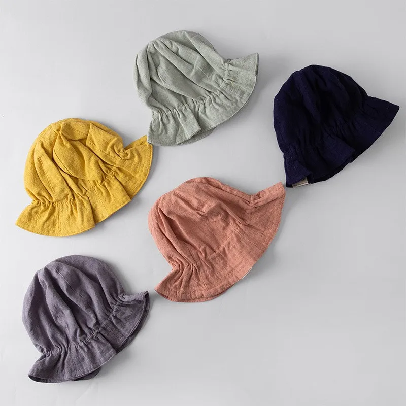 Summer Outdoor Casual Baby Fisherman Hat Cotton Soft Comfortable Kids Sunscreen Caps Double Sided Wear Children Bucket Hats
Summer Outdoor Casual Baby Fisherman Hat Cotton Soft Comfortable Kids Sunscreen Caps Double Sided Wear Children Bucket Hats