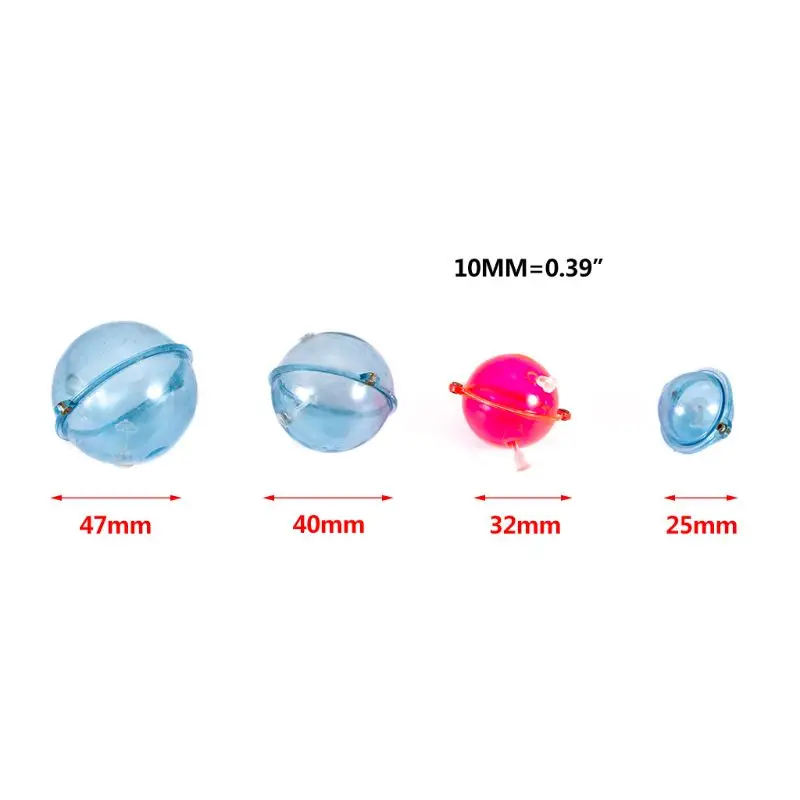 5 Pcs/Set Fishing Float ABS Plastic Balls Water Ball Bubble Floats Tackle Sea Fishing Outdoor Accessories Blue Red 25/32/40/47mm
5 Pcs/Set Fishing Float ABS Plastic Balls Water Ball Bubble Floats Tackle Sea Fishing Outdoor Accessories Blue Red 25/32/40/47mm