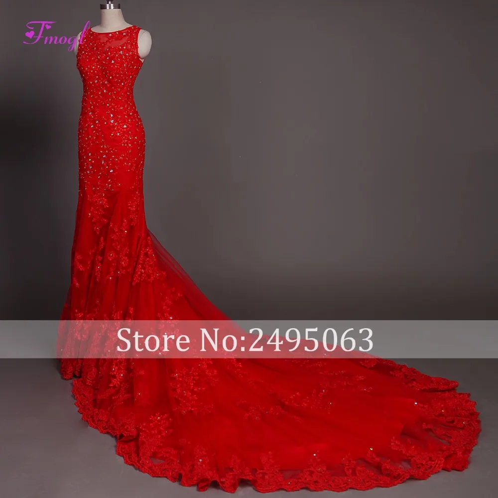 Fmogl Vestido de Noiva о-образный вырез скандальное свадебное платье 2019 новый роскошный
