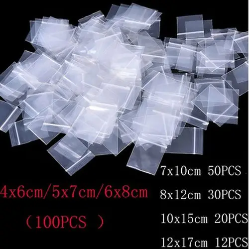 Plastic Zip Lock Bags Clear Poly Ziplock Bag Reclosable pouches Gadget for metal items(Size: 4*6cm - 12*17cm: Transparent)
Plastic Zip Lock Bags Clear Poly Ziplock Bag Reclosable pouches Gadget for metal items(Size: 4*6cm - 12*17cm: Transparent)