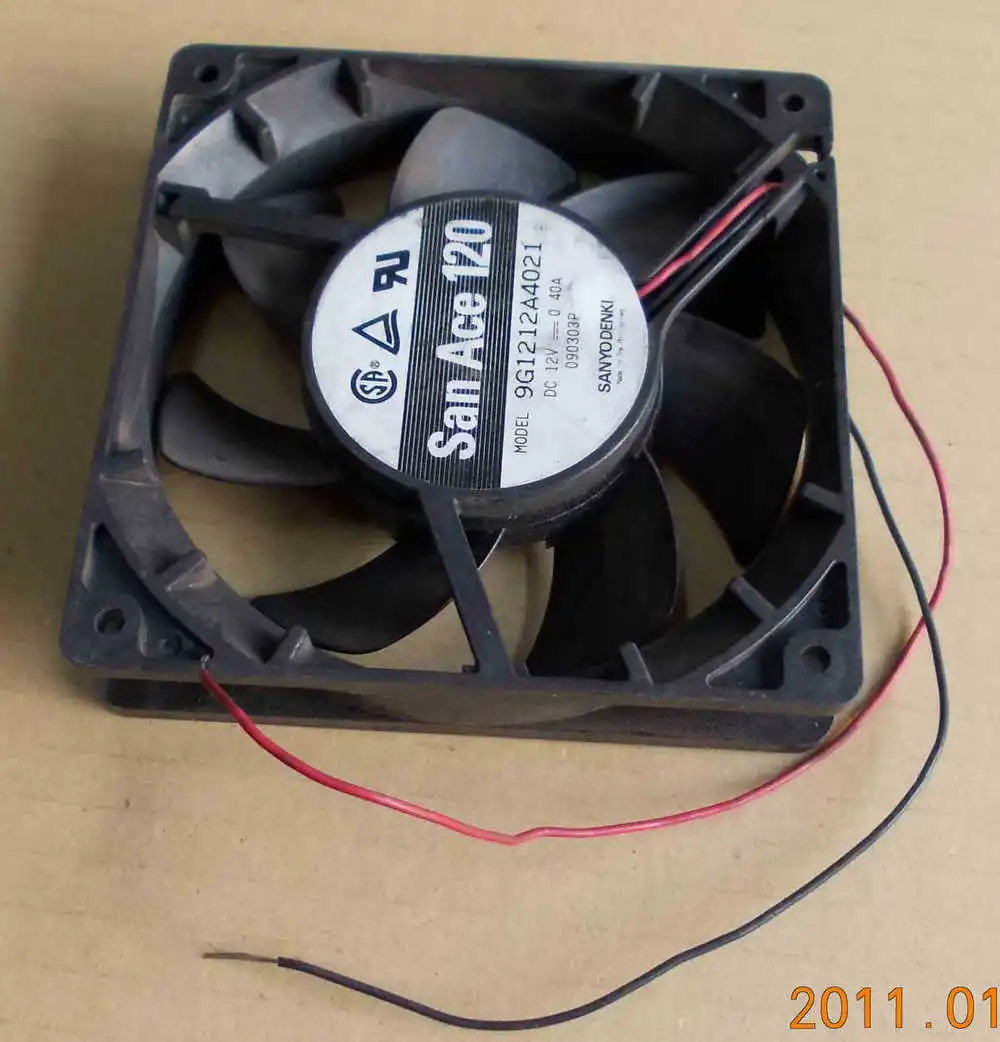 Original Sanyo SAN ACE120 9G1212A4021 12V 0.4A 12025 120*120*25MM Computer cooling fan
