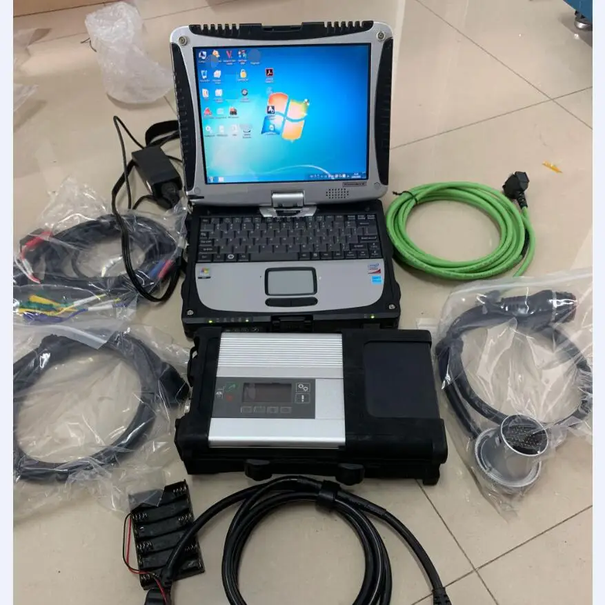 Фото Новый диагностический инструмент MB Star C5 SD Connect с ноутбуком Toughbook CF19 i5 4 Гб SSD HDD по