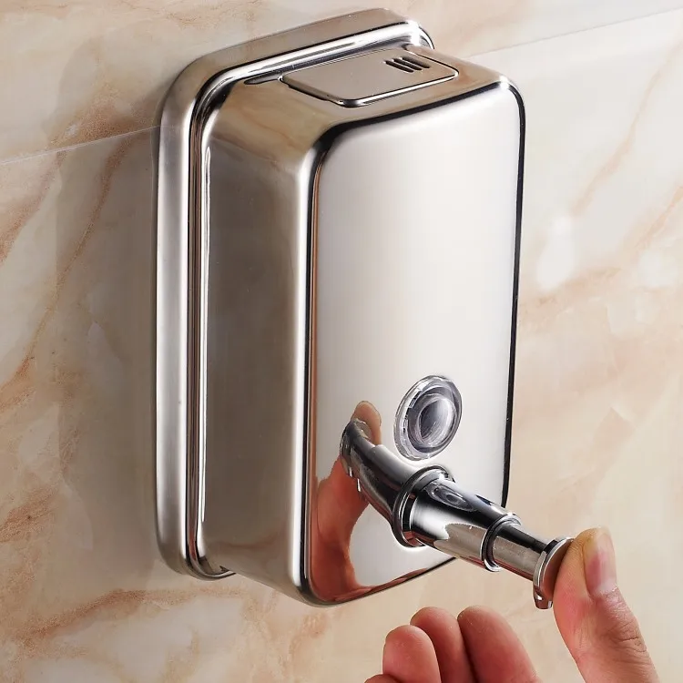 Wall mounted high quality stainless steel 1000ml bathroom toilet hand Soap dispenser Liquid soap box
Wall mounted high quality stainless steel 1000ml bathroom toilet hand Soap dispenser Liquid soap box