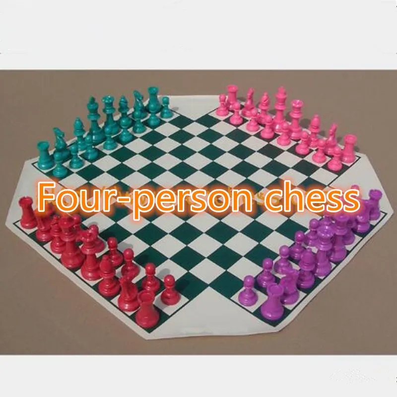 Popular European and American Chess In Europe and America. Playing Chess with 4 People Together. Chess Set
Popular European and American Chess In Europe and America. Playing Chess with 4 People Together. Chess Set