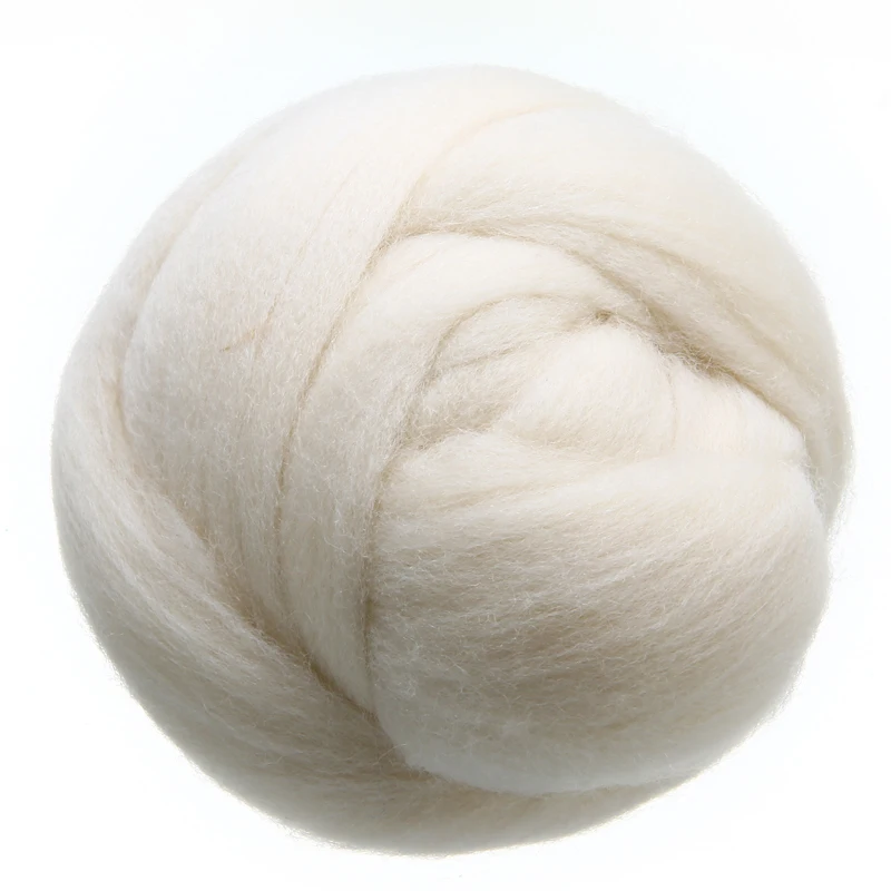 100g Cream White Needle Felting Wool Soft Felting Wool Tops Roving Spinning Weaving Wool Fiber For DIY Crafts Needlework
100g Cream White Needle Felting Wool Soft Felting Wool Tops Roving Spinning Weaving Wool Fiber For DIY Crafts Needlework