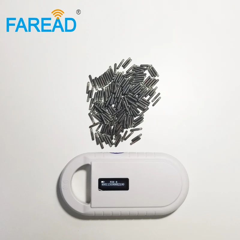 Factory x1pc LF RFID sensitive animal chip pet small senhandheld reader x60pcs 2.12*12mm fish glass tag microchip 134.2Khz FDX-B
Factory x1pc LF RFID sensitive animal chip pet small senhandheld reader x60pcs 2.12*12mm fish glass tag microchip 134.2Khz FDX-B