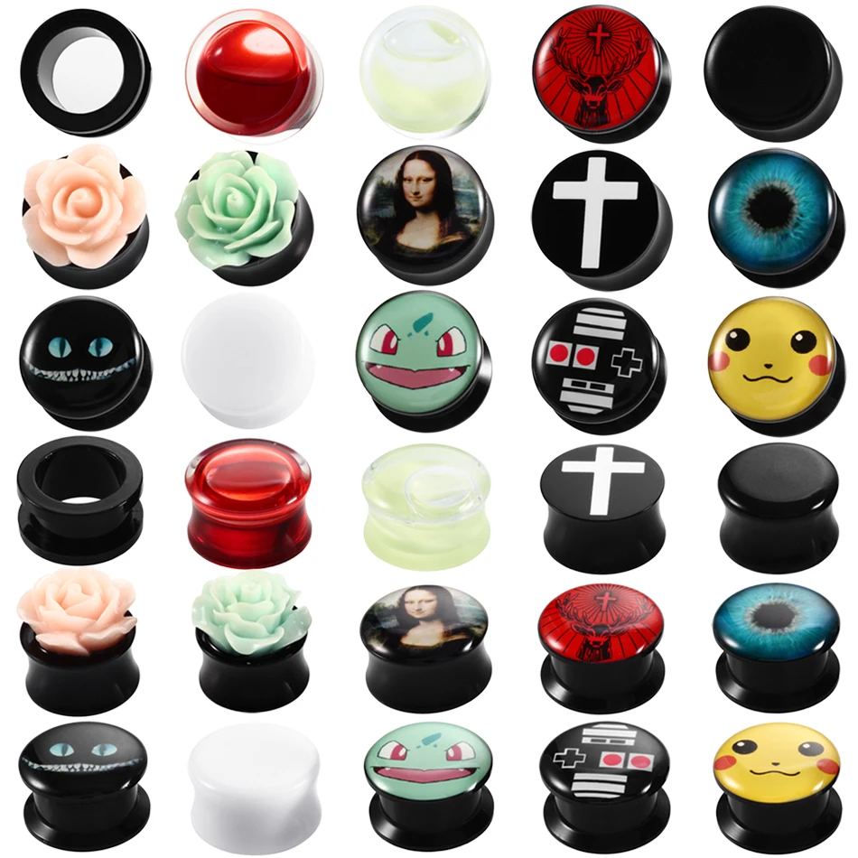 2Pcs/Lot Acrylic Ear Plugs and Tunnels for Ears Expanders Piercing Ear Gauges Earring for Women Body Jewelry Piercing Stretcher
2Pcs/Lot Acrylic Ear Plugs and Tunnels for Ears Expanders Piercing Ear Gauges Earring for Women Body Jewelry Piercing Stretcher