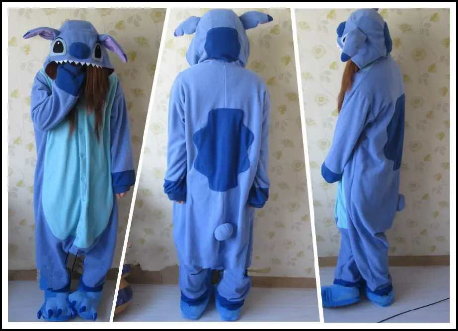 Novelty Fleece Cartoon Anime Blue/Pink Stitch Adult Unisex Onesie Winter Party Pajamas Costumes With Ears Tails birthday gift
Novelty Fleece Cartoon Anime Blue/Pink Stitch Adult Unisex Onesie Winter Party Pajamas Costumes With Ears Tails birthday gift
