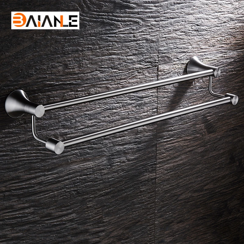 Towel Bars Stainless Steel Holder Bath Shelf Towel Hanger Wall Mounted Bathroom Accessories Towel Rack
Towel Bars Stainless Steel Holder Bath Shelf Towel Hanger Wall Mounted Bathroom Accessories Towel Rack