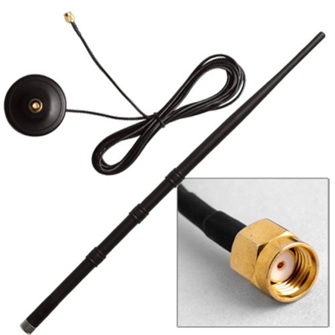 Etmakit High Quality Black 2.4GHz 9DBI RP-SMA Wifi Booster + Base Antenna Wlan For Router PCI Card Amp
Etmakit High Quality Black 2.4GHz 9DBI RP-SMA Wifi Booster + Base Antenna Wlan For Router PCI Card Amp