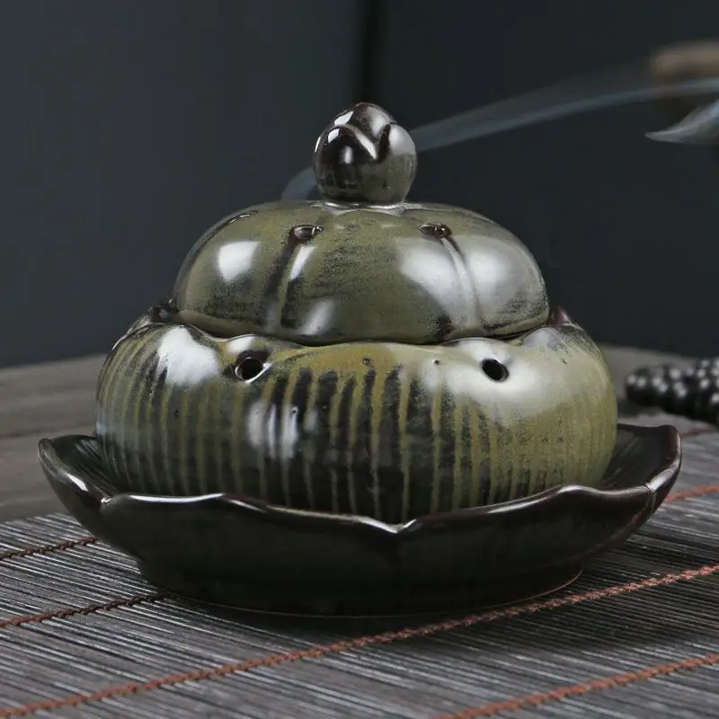 Porcelain Incense Holder Creative Smoke Backflow Incenser Burner Zen Buddhism Censer For Living Room And Home Office Decoration
Porcelain Incense Holder Creative Smoke Backflow Incenser Burner Zen Buddhism Censer For Living Room And Home Office Decoration