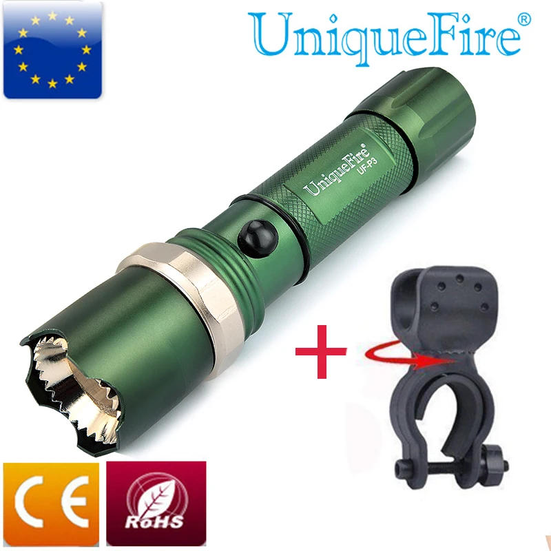Полицейский фонарик UniqueFire Zooming Portable UF-P3 XPE фонарь с головкой из нержавеющей стали + зажимом для велосипеда
Полицейский фонарик UniqueFire Zooming Portable UF-P3 XPE фонарь с головкой из нержавеющей стали + зажимом для велосипеда