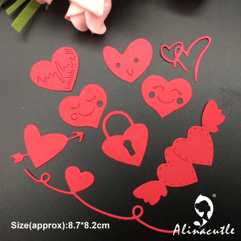 Alinacutle METAL CUTTING Dies cut smile heart Key Face set Scrapbooking paper craft album card punch knife art cutter
Alinacutle METAL CUTTING Dies cut smile heart Key Face set Scrapbooking paper craft album card punch knife art cutter