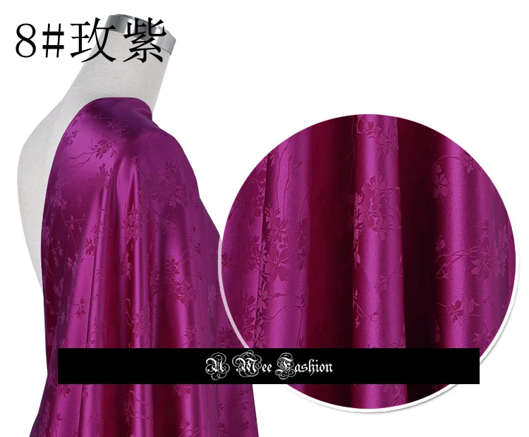 CNUM SP534 Pure Silk/Wintersweet Jacquard/Silk Fabric 90% Silk 10% Spandex/Width 1.25yd Thickness 19mm
CNUM SP534 Pure Silk/Wintersweet Jacquard/Silk Fabric 90% Silk 10% Spandex/Width 1.25yd Thickness 19mm