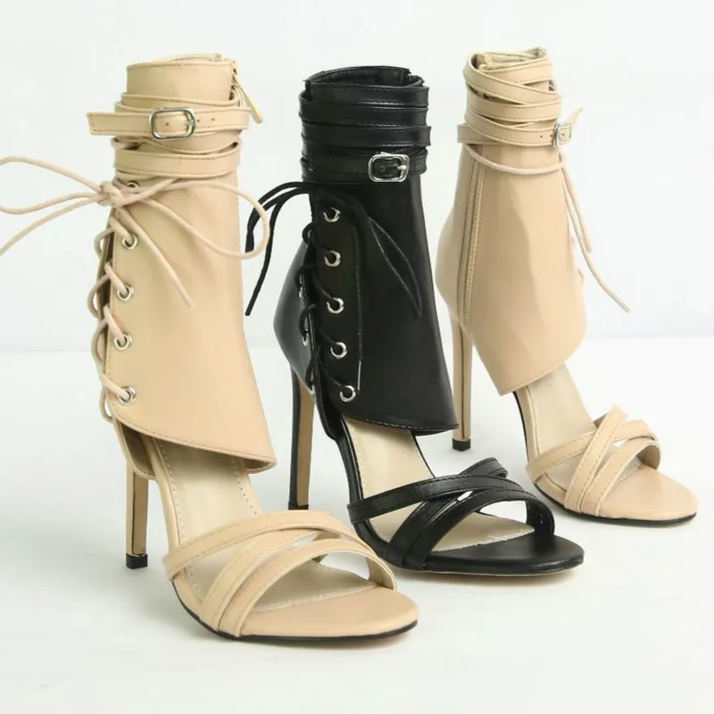 2019 New Large Size High Heel Sandals Ladies Straps Belt Buckle Cool Boots Roman Fashion Sexy Women's Boots Sandals
2019 New Large Size High Heel Sandals Ladies Straps Belt Buckle Cool Boots Roman Fashion Sexy Women's Boots Sandals