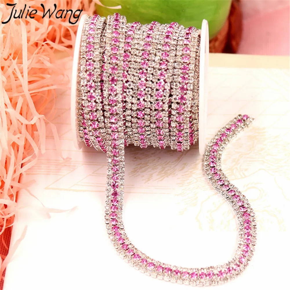 Julie Wang 1yd Luxury Colorful Rhinestone Chain Claw Crystal Encryption Chain Browband costume DIY Wedding Dress Decor Accessory
Julie Wang 1yd Luxury Colorful Rhinestone Chain Claw Crystal Encryption Chain Browband costume DIY Wedding Dress Decor Accessory