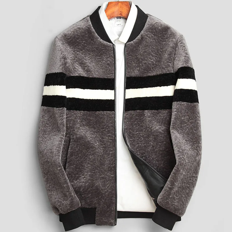 Baseball style wool jacket men contrast color patchwork fashion cashmere coat male stand collar woolen outerwear
Baseball style wool jacket men contrast color patchwork fashion cashmere coat male stand collar woolen outerwear