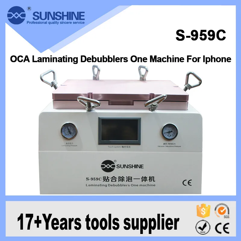 New S-959C 15 Inch OCA Vacuum Laminator LCD Refurbish OCA Lamination Machine For Iphone
New S-959C 15 Inch OCA Vacuum Laminator LCD Refurbish OCA Lamination Machine For Iphone