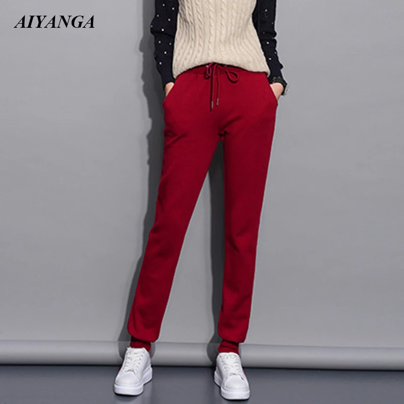 New Thicken Fleece Sportwear Women 2018 Winter Trousers For Women Sweatpants Female Warm Trousers Plus Size Casual Harem Pants
New Thicken Fleece Sportwear Women 2018 Winter Trousers For Women Sweatpants Female Warm Trousers Plus Size Casual Harem Pants