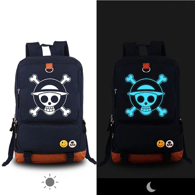 Anime One Piece Luffy Chopper Skull Luminous Printing High Quality Canvas Travel Bag school bags
Anime One Piece Luffy Chopper Skull Luminous Printing High Quality Canvas Travel Bag school bags
