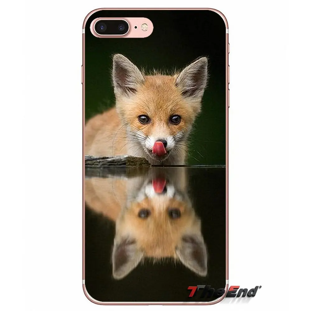 Case Cover Pattern Baby Foxes Red Pink Fox For Sony Xperia Z Z1 Z2 Z3 Z5 compact M2 M4 M5 E3 T3 XA Aqua LG G4 G5 G3 G2 Mini Capa | Мобильные