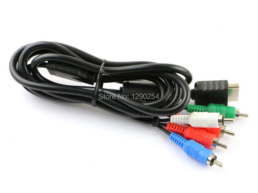 30 шт./лот 1 8 м компонент AV/YPbPr Аудио Видео HDTV кабель для PS3/ Playstation 2 PS2 Поддержка