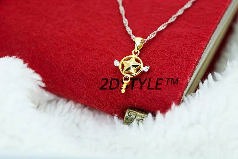Magic girl cherry star key pendant necklace cosplay jewelry 45cm Christmas gift, free shipping
Magic girl cherry star key pendant necklace cosplay jewelry 45cm Christmas gift, free shipping