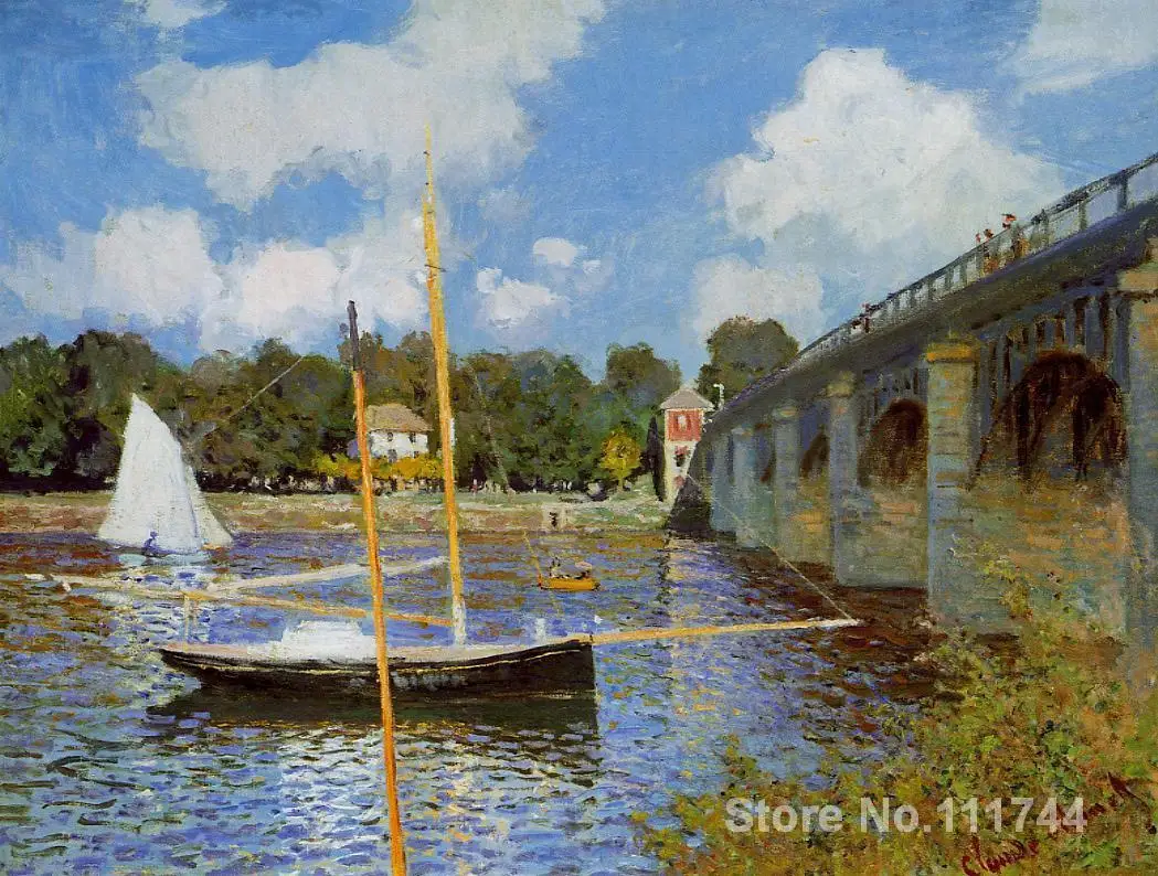 Paintings for a new house The Road Bridge at Argenteuil Claude Monet Handmade oil painting High quality
Paintings for a new house The Road Bridge at Argenteuil Claude Monet Handmade oil painting High quality