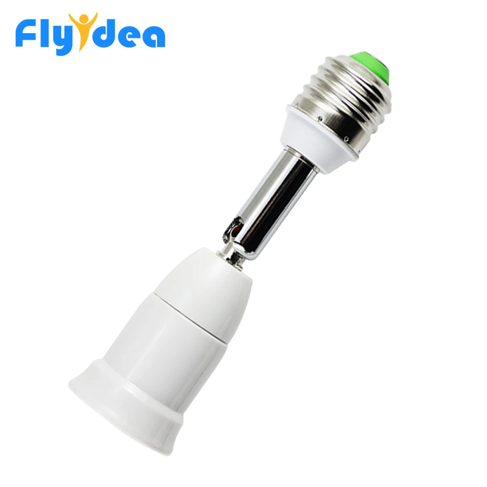 E27 to E27 LED New Flexible Lamp base Bulb Socket PC+ aluminum White With 10CM Extension Light Holder Converters
E27 to E27 LED New Flexible Lamp base Bulb Socket PC+ aluminum White With 10CM Extension Light Holder Converters