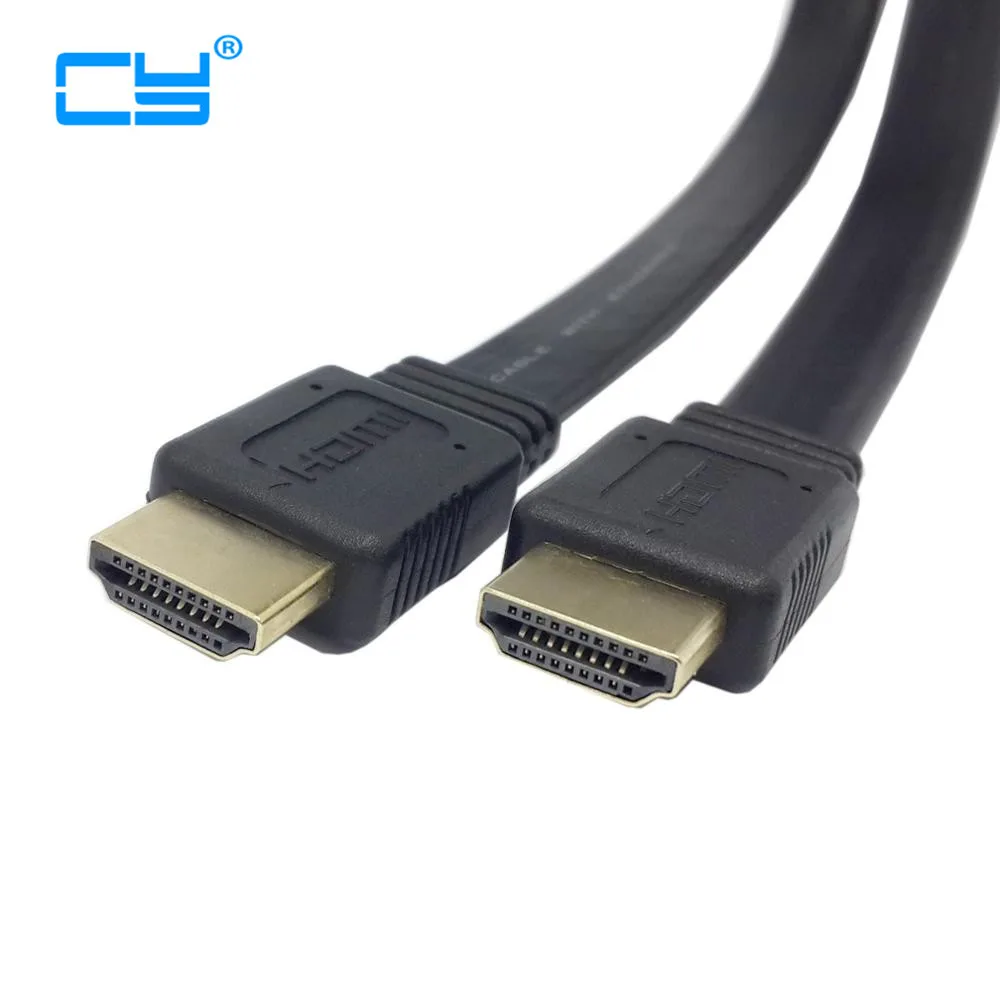 HDMI 3D 1,4 штекер-штекер плоский тонкий HDTV 1080p видео аудио кабель 1,5 м 5 футов черный с функцией ethernet
HDMI 3D 1,4 штекер-штекер плоский тонкий HDTV 1080p видео аудио кабель 1,5 м 5 футов черный с функцией ethernet