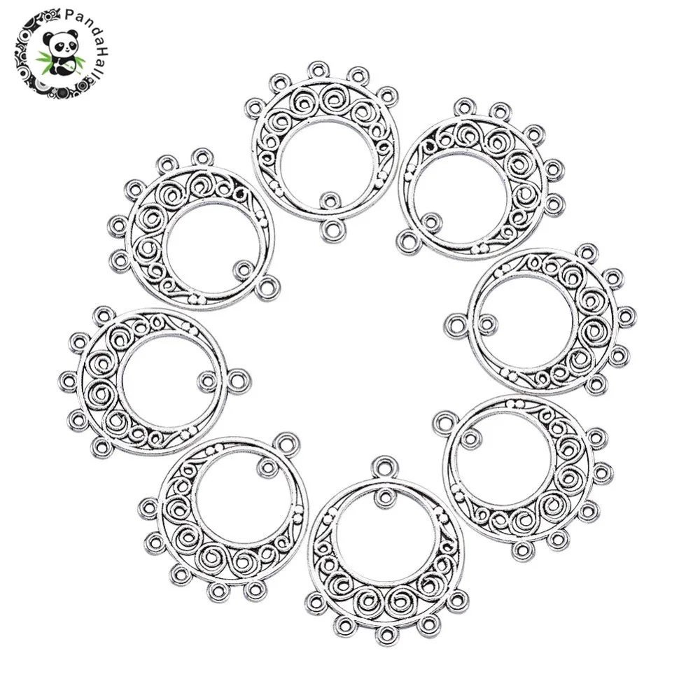 100pcs Antique Silver Dangle Chandelier Component Link Flat Round Connector For Jewelry Making DIY Dangle Drop Earrings
100pcs Antique Silver Dangle Chandelier Component Link Flat Round Connector For Jewelry Making DIY Dangle Drop Earrings