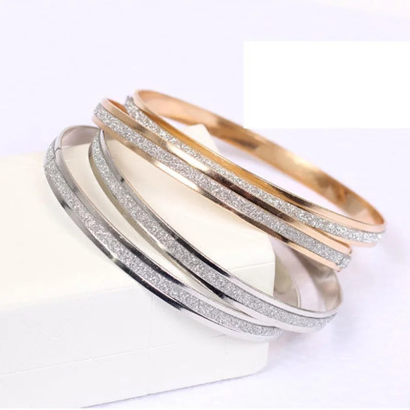 Simple Women Gold Silver Scrub Frosted Cuff Bracelet Round Hoop Circle Bangle Charming Women Fashion Hand Jewelry Accessories
Simple Women Gold Silver Scrub Frosted Cuff Bracelet Round Hoop Circle Bangle Charming Women Fashion Hand Jewelry Accessories