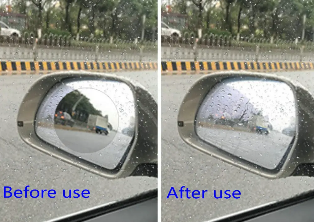 Rearview Mirroro mirror anti-fog waterproof film HD transparent film 80MM*80MM for all cars
Rearview Mirroro mirror anti-fog waterproof film HD transparent film 80MM*80MM for all cars