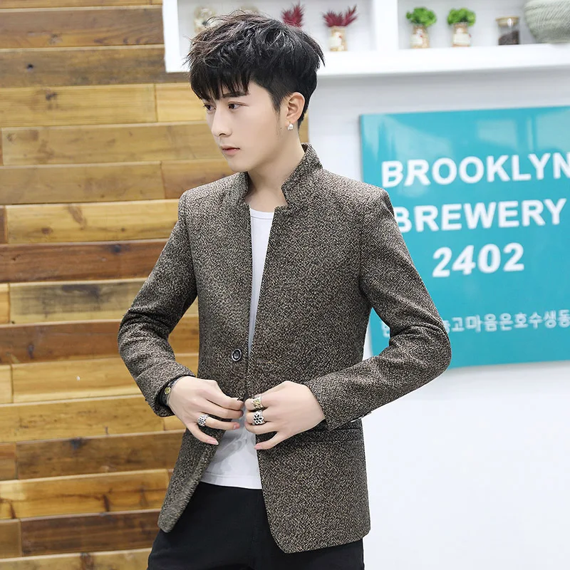 In 2020 spring new men leisure suit Teenagers cultivate one's morality Collar pure color suit
In 2020 spring new men leisure suit Teenagers cultivate one's morality Collar pure color suit