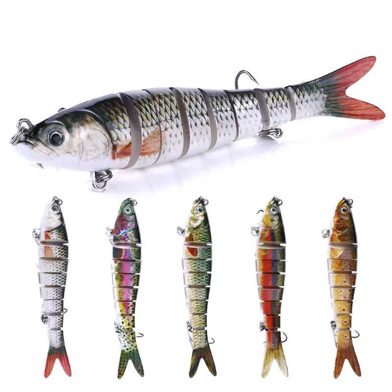 6pc 13.7cm 27g Sinking Wobblers 8 Segments Fishing Lures Multi Jointed Swimbait Hard Bait Fishing Tackle For Bass Isca Crankbait
6pc 13.7cm 27g Sinking Wobblers 8 Segments Fishing Lures Multi Jointed Swimbait Hard Bait Fishing Tackle For Bass Isca Crankbait