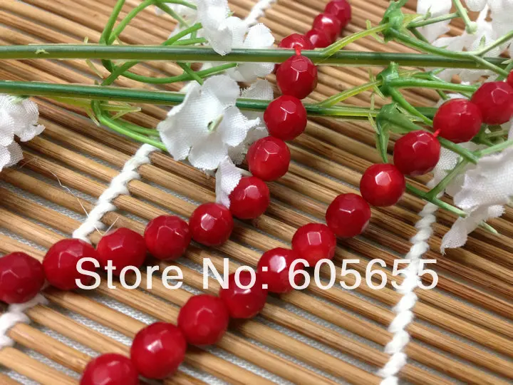 Red Color 6mm Faceted Sea Bamboo Coral Round Loose Beads Jewelry Making Supplies 5 Strands Per Lot Free Shipping
Red Color 6mm Faceted Sea Bamboo Coral Round Loose Beads Jewelry Making Supplies 5 Strands Per Lot Free Shipping