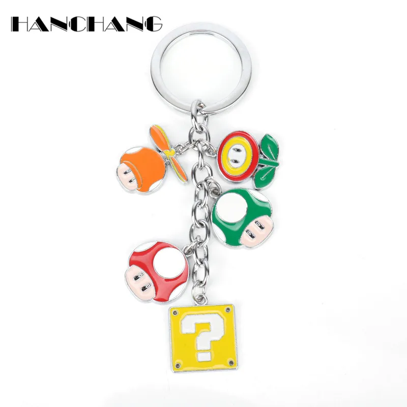 Classic Game Anime Keychain Cartoon Alloy mushroom Flower Pendant Key Chain Car Key Holder Keyring chaveiro Unisex Gift
Classic Game Anime Keychain Cartoon Alloy mushroom Flower Pendant Key Chain Car Key Holder Keyring chaveiro Unisex Gift