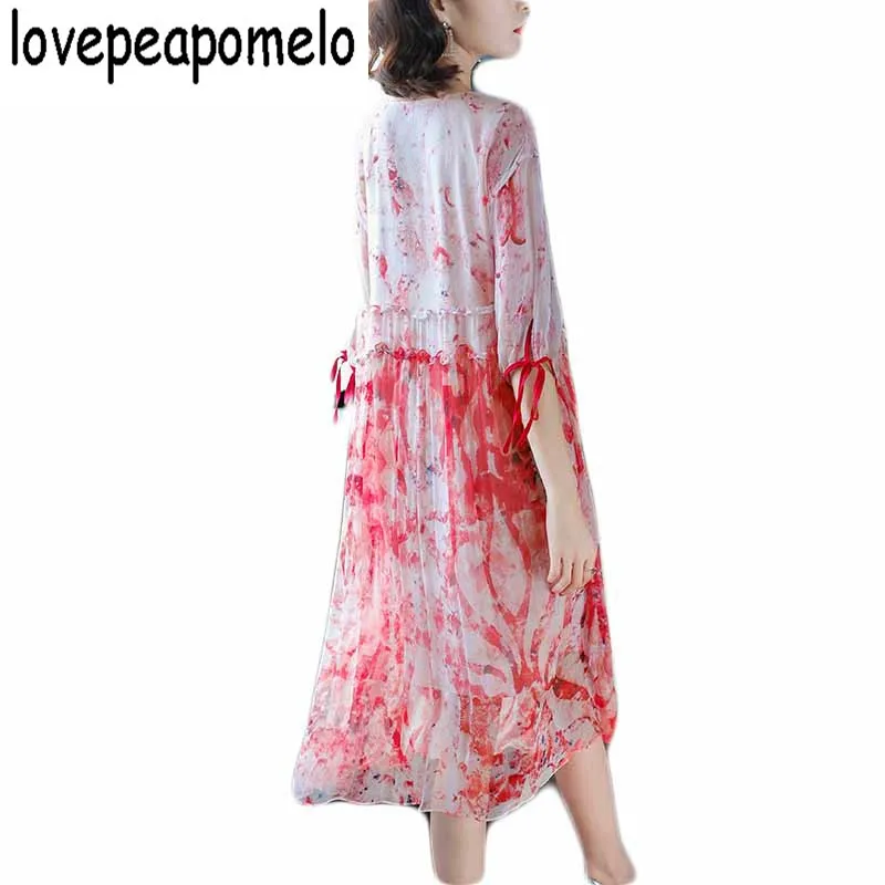 2018 Spring/Summer New Europe and America Large Size Women Loose Thin Printed Rayon Chiffon Women's Dresses D215
2018 Spring/Summer New Europe and America Large Size Women Loose Thin Printed Rayon Chiffon Women's Dresses D215