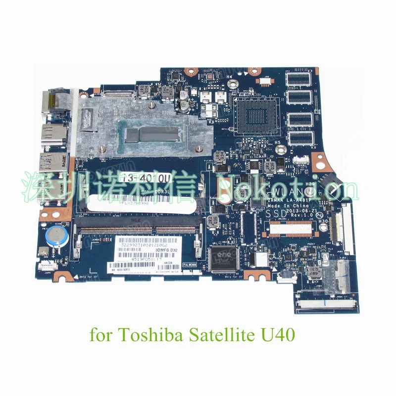 NOKOTION MB K000150670 ZRMAA LA-A481P для ноутбука toshiba Satellite U40 M40 M45, материнская плата для ноутбука 14 дюймов
NOKOTION MB K000150670 ZRMAA LA-A481P для ноутбука toshiba Satellite U40 M40 M45, материнская плата для ноутбука 14 дюймов