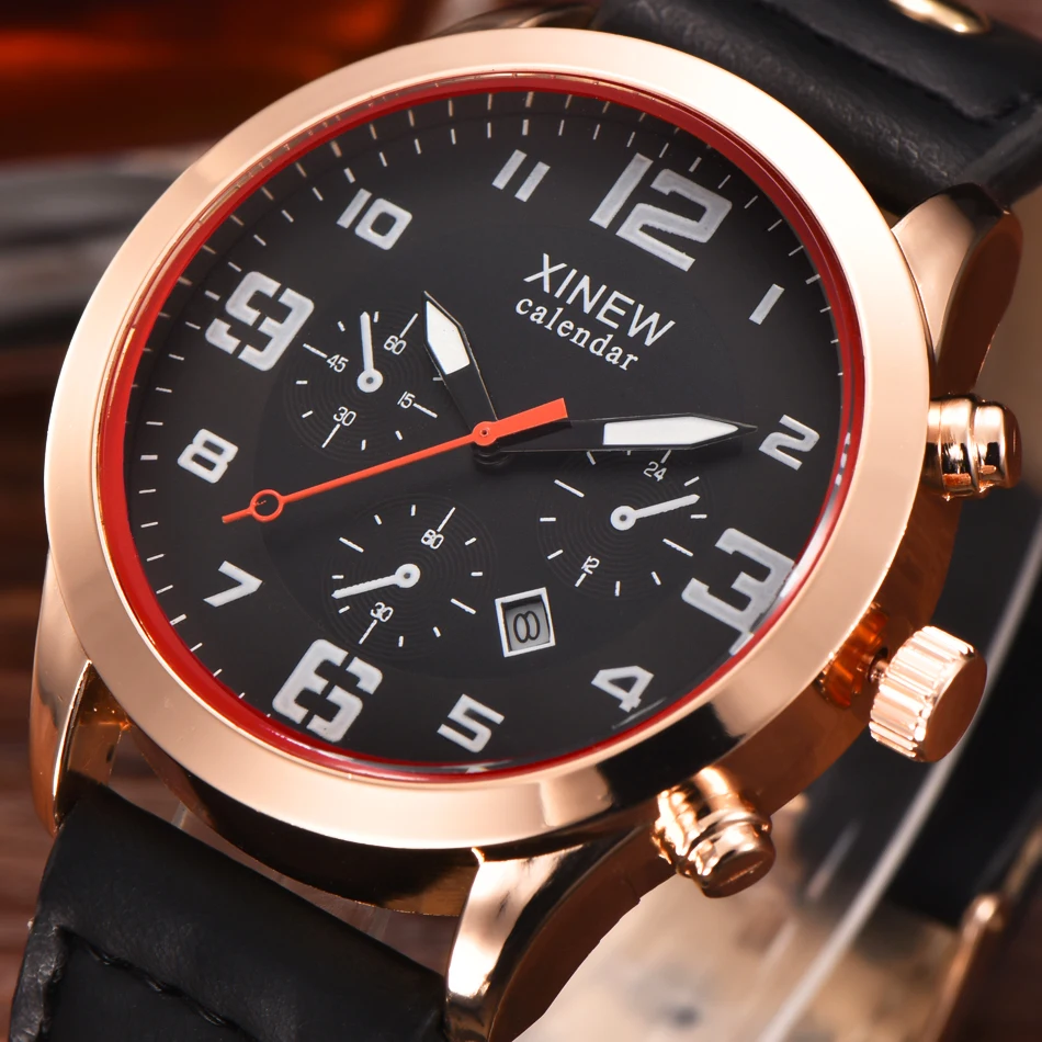 Wholesale Luxury Brand Men Casual Watch Quartz Hour Date Clock Men Sport Watches Men's Leather Military Wrist Watch 2325
Wholesale Luxury Brand Men Casual Watch Quartz Hour Date Clock Men Sport Watches Men's Leather Military Wrist Watch 2325
